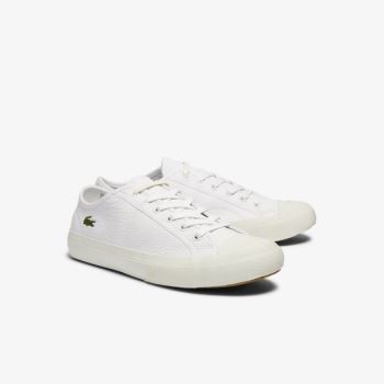 Lacoste Topskill Leather Sneakers Pánské - Tenisky Bílé / Šedé | CZ-mMN1pR